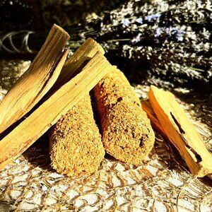 Organic Wild Crafted Ecuador Palo Santos White Sage 4 inch Smudge Sticks